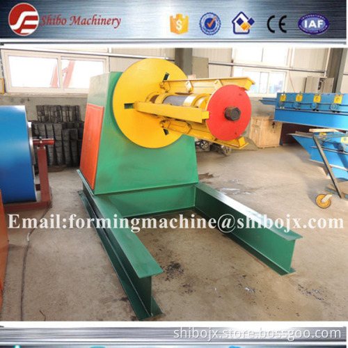 decoiler metal sheet machine